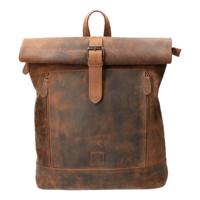 Leather Design Rolltop Rugzak Hunter Bruin Leather Design Rolltop Rugzak Hunter Bruin