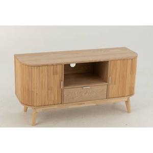 J-Line kast Rond - dennenhout - naturel - small