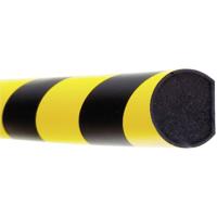 Moravia 422.13.249 Stootbeschermingsbalk Zwart, Geel (l x b) 1000 mm x 40 mm
