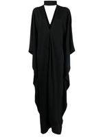 Taller Marmo robe-caftan Ooo en crêpe - Noir