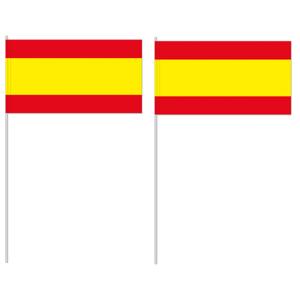 Zwaaivlaggetje vlag Spanje - 12 x 24 cm - handvlaggetje - landenvlag