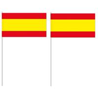 Zwaaivlaggetje vlag Spanje - 12 x 24 cm - handvlaggetje - landenvlag Zwaaivlaggetje vlag Spanje - 12 x 24 cm - handvlaggetje - landenvlag