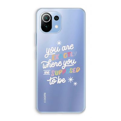Right Place: Xiaomi Mi 11 Lite Transparant Hoesje