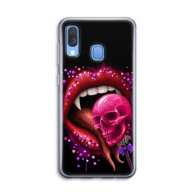 Dodelijk zoet: Samsung Galaxy A40 Transparant Hoesje
