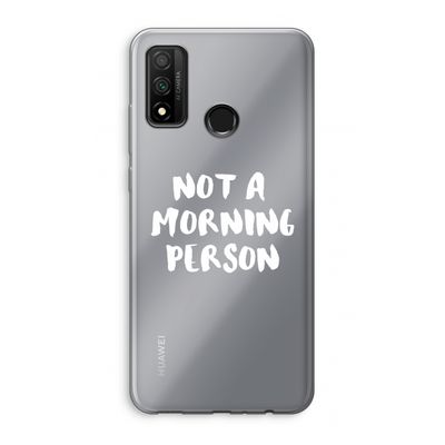 Morning person: Huawei P Smart (2020) Transparant Hoesje