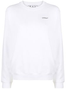 Off-White sweat à imprimé Floral Arrows - Blanc