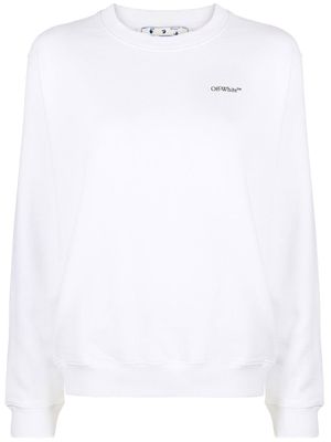 Off-White sweat à imprimé Floral Arrows - Blanc