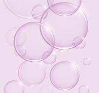 Roze bubbels kinder behang