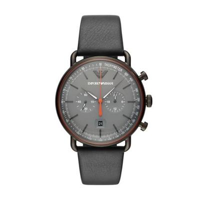 Emporio Armani RVS Grijs Grijs Heren AR11168