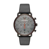 Emporio Armani RVS Grijs Grijs Heren AR11168