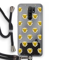 Leeuwenkoppen: Xiaomi Redmi 9 Transparant Hoesje met koord
