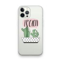 I love cacti: iPhone 12 Pro Max Transparant Hoesje