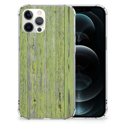 iPhone 12 Pro Max Stevig Telefoonhoesje Green Wood