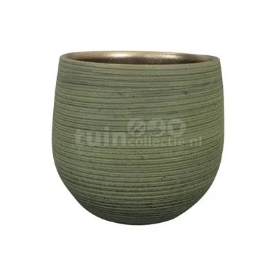 Bloempot Lydia Shiny Green Ø26cm