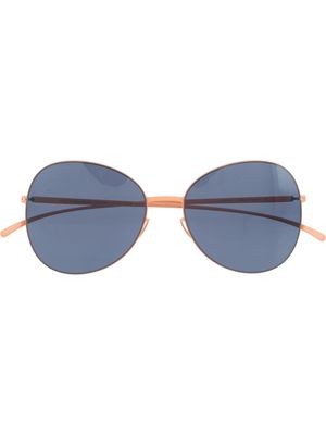 Mykita lunettes de soleil Esse à monture pilote - Bleu