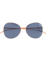 Mykita lunettes de soleil Esse à monture pilote - Bleu