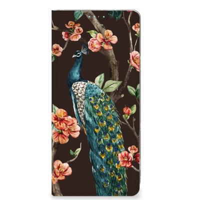 OPPO A98 5G | Hoesje maken | Pauw met Bloemen OPPO A98 5G | Hoesje maken | Pauw met Bloemen