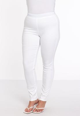 Yoek Jegging slim-fit WHITE | Wit | Maat 56