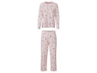 esmara Dames pyjama (M (40/42), Roze bloemen) - thumbnail