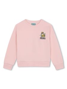 Kenzo Kids sweat en coton à imprimé Kotora - Rose