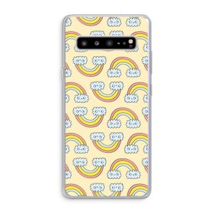 Regenboog: Samsung Galaxy S10 5G Transparant Hoesje