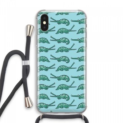 Kroko: iPhone XS Max Transparant Hoesje met koord