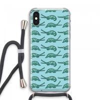 Kroko: iPhone XS Max Transparant Hoesje met koord