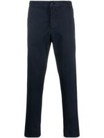 Kiton pantalon droit à taille mi-haute - Bleu - thumbnail