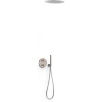 Regendouche set Tres Fuji | Inbouw | Thermostaatkraan | 2-weg || RVS look