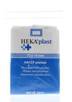 Heka HACCP pleisters blauw 72 x 19mm Heka HACCP pleisters blauw 72 x 19mm