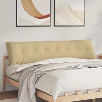 VidaXL Rugkussen grijs groen 200 x 50 cm cordstof