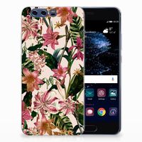 Huawei P10 Plus TPU Case Flowers - thumbnail