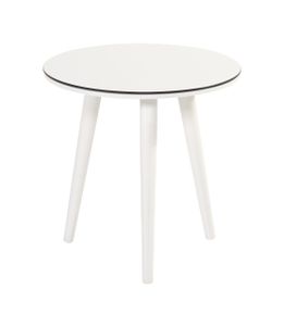 Hartman Outdoor Ronde Bijzettafel 'Sophie' HPL, 45 x 45cm, kleur Wit