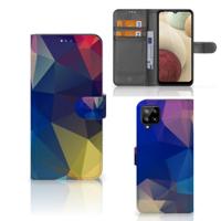Samsung Galaxy A12 | Book Case | Polygon Dark