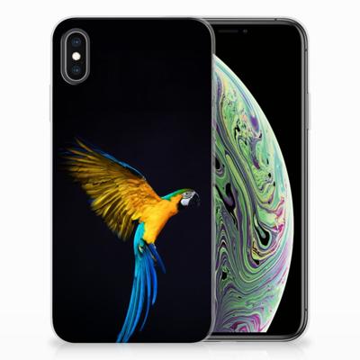 Apple iPhone Xs Max | TPU Hoesje | Papegaai