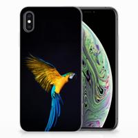 Apple iPhone Xs Max | TPU Hoesje | Papegaai
