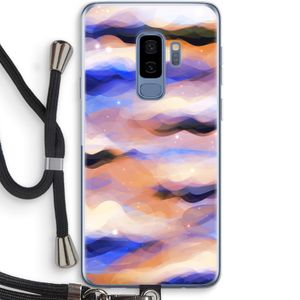 Donkere Wolken: Samsung Galaxy S9 Plus Transparant Hoesje met koord