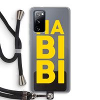 Habibi Majorelle : Samsung Galaxy S20 FE / S20 FE 5G Transparant Hoesje met koord