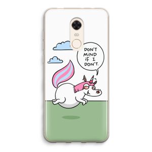 Unicorn: Xiaomi Redmi 5 Transparant Hoesje
