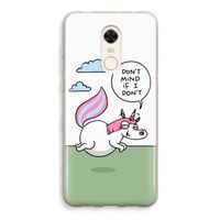 Unicorn: Xiaomi Redmi 5 Transparant Hoesje