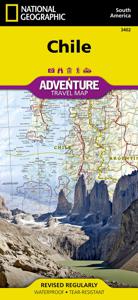 Wegenkaart - landkaart 3402 Adventure Map Chile - Chili | National Geo