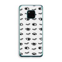 Eye pattern #2: Huawei Mate 20 Pro Transparant Hoesje
