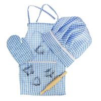 Bigjigs chef&apos;s keukenset blauw