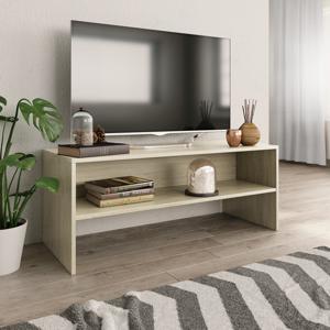Tv-meubel 100x40x40 cm bewerkt hout sonoma eikenkleurig
