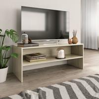 Tv-meubel 100x40x40 cm bewerkt hout sonoma eikenkleurig - thumbnail