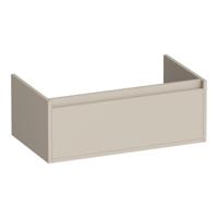 Brauer Hope - Onderkast - 80 cm - met 1 Softclose Lade Greeploos en 1 Sifon Uitsparing - Mat Beige