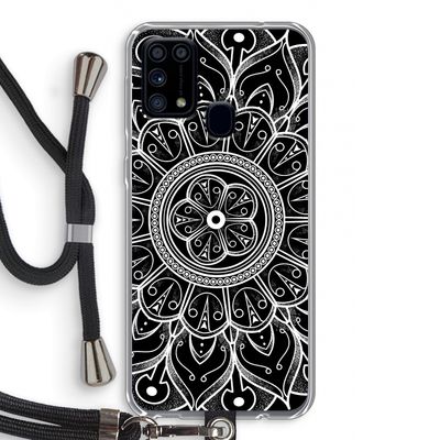 Roses Are Red: Samsung Galaxy M31 Transparant Hoesje met koord