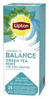 Thee lipton balance green tea mint 25x1.5gr
