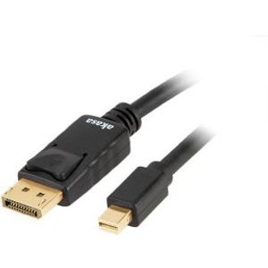 Akasa AK-CBDP22-20BK DisplayPort kabel 2 m Mini DisplayPort