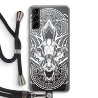 Oh Deer: Samsung Galaxy S21 Plus Transparant Hoesje met koord